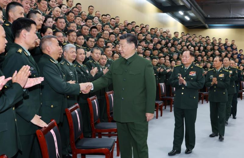 ExtremaRatio4's tweet image. #XiJinping called for efforts to build a strong and modern #information #supportforce and for the rapid development of the #Chinese #military's networked information system.
Xi made the appeal Wednesday during an inspection of the People's Liberation Army's (#PLA) information