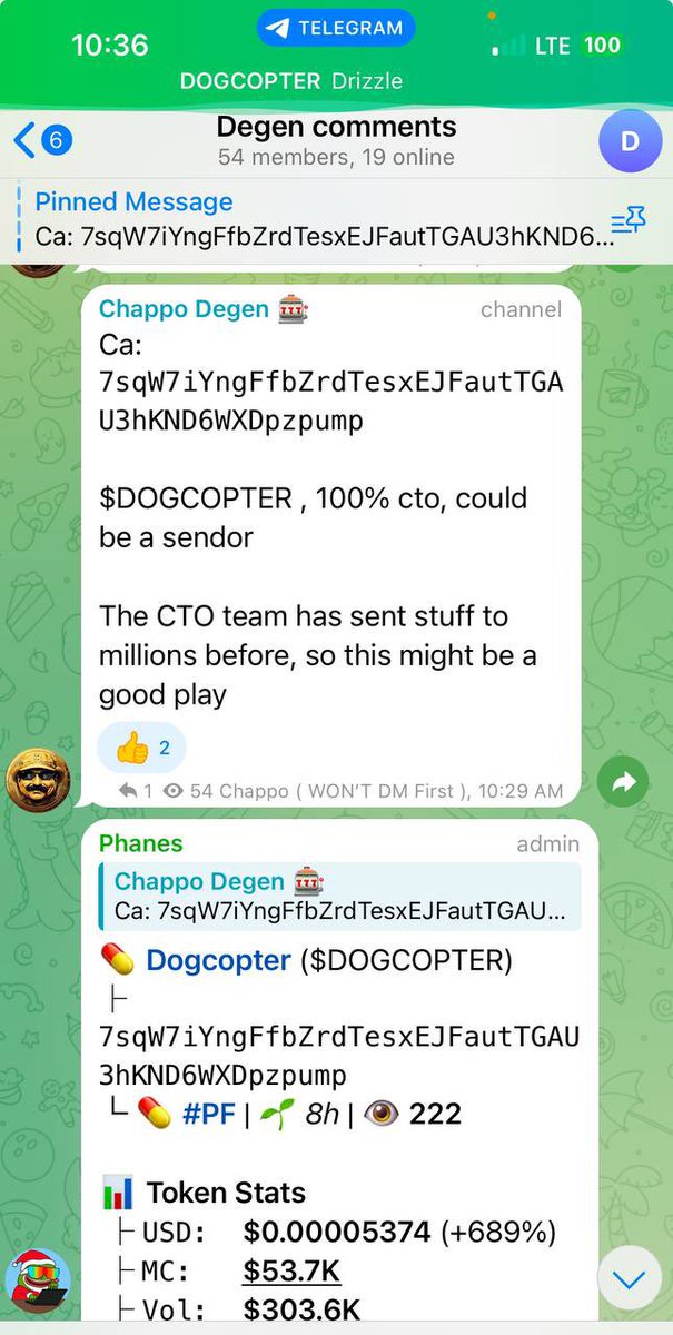 DogCopterCTO's tweet photo. Community even paid for a call from @ChappoCalls 

We are committed to make this Dogcopter fly🐶🚁

#dogcopter https://t.co/X9VUfJJcOc
