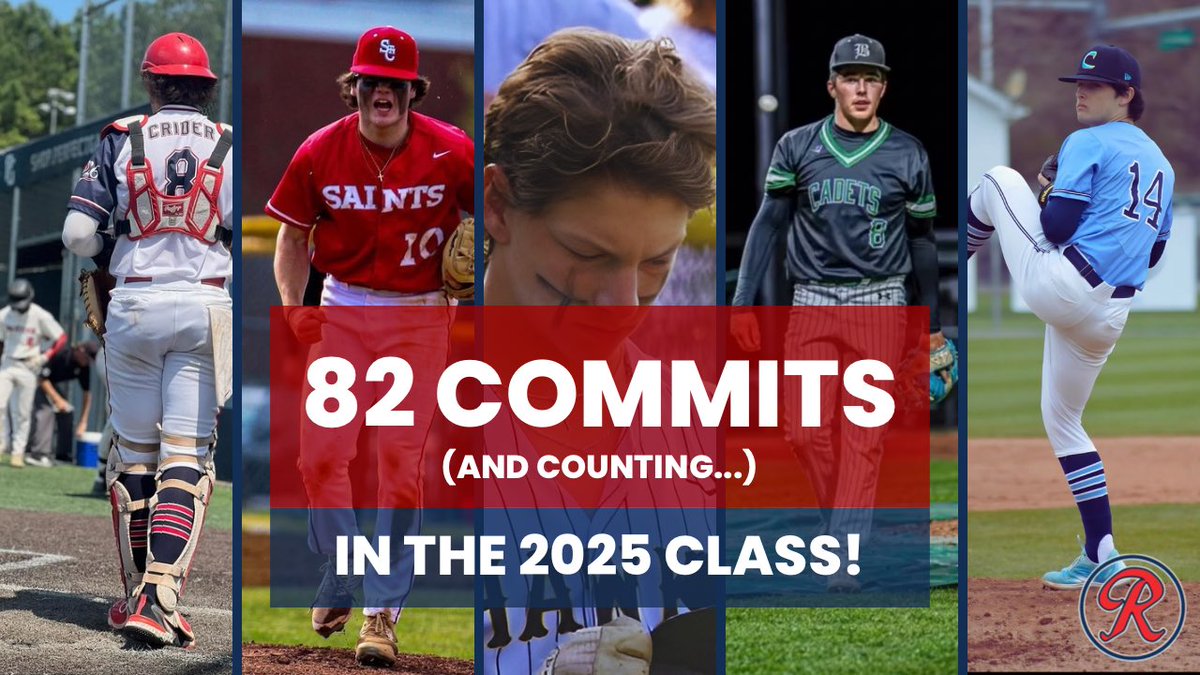 The 2025 class is officially tied with the 2024 class with 82 commitments ❤️💙

Will the 2025 class break the record? 😎 #bravesway