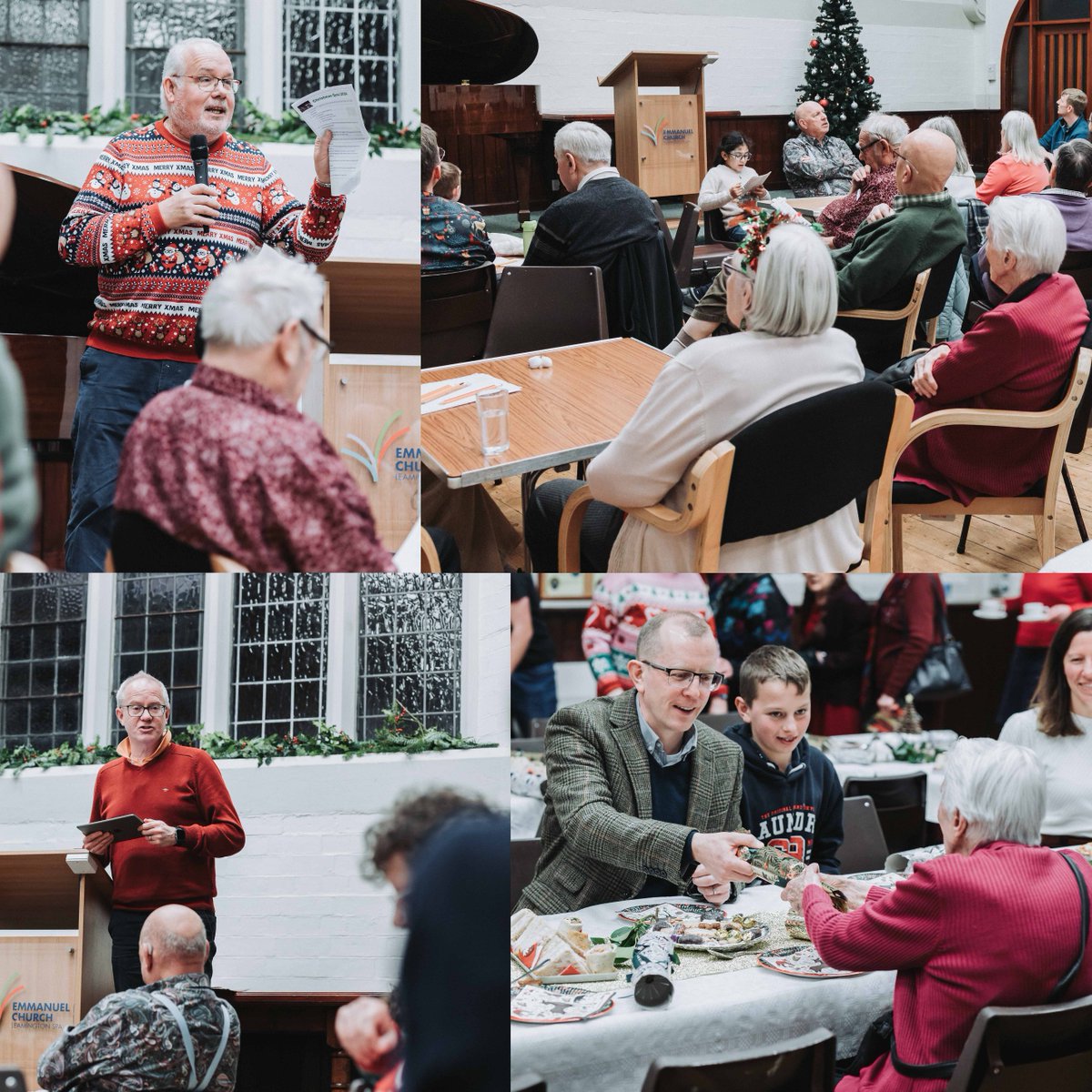 EmmanuelLeamSpa's tweet photo. A big thank you to everyone who worked so hard to make our Seniors' Christmas Party such a lovely time this afternoon! https://t.co/JlfbWDMO2I