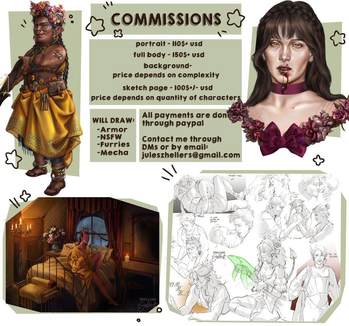 Jules | commissions open tweet media