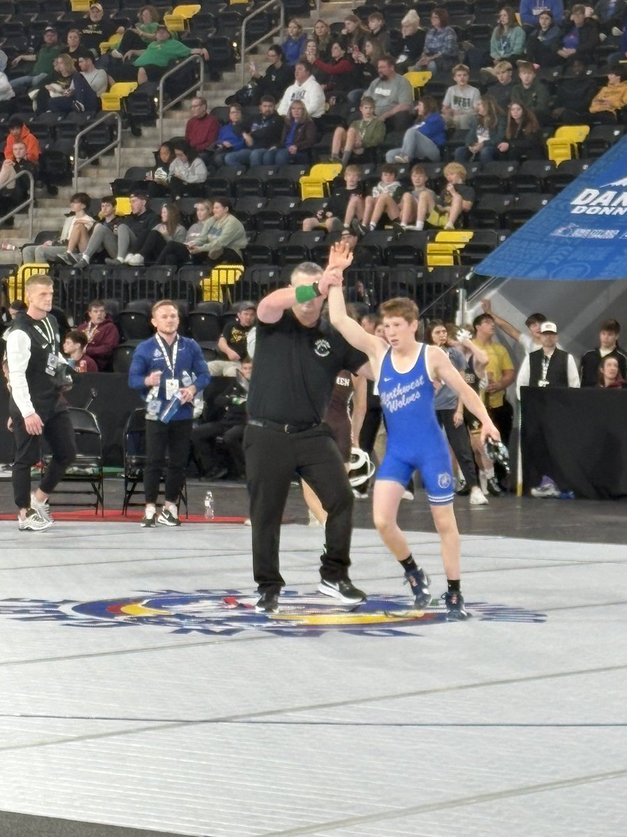 WrestlingNWHS's tweet photo. Carew Christensen wins the 🥇@gabledonnybrook https://t.co/KmfCCDUAyF