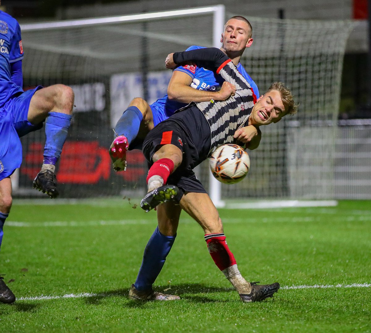 <a href="/chorleyfc/">Chorley FC</a>  progress to the next round of the Isuzu trophy with victory over  Warrington Rylands  3-2. A very wet &amp; windy day with difficult conditions with ⛈️ Darragh. Good to see some players returning, a few here the rest on the CLICK 👇👇<a href="/leponline/">Lancashire Post</a> 
flic.kr/s/aHBqjBUmeV