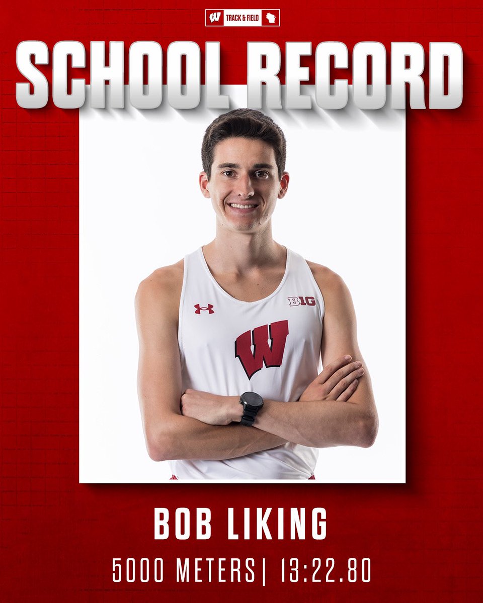 KING BOB!!! 👑

<a href="/Bob_Liking31/">Bob</a> SETS A NEW SCHOOL RECORD IN THE INDOOR 5000 METERS!🤩

#Badgers || #OnWisconsin