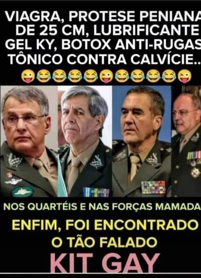 Entendeu porque os míticos da forças armadas são uns arrombados?
