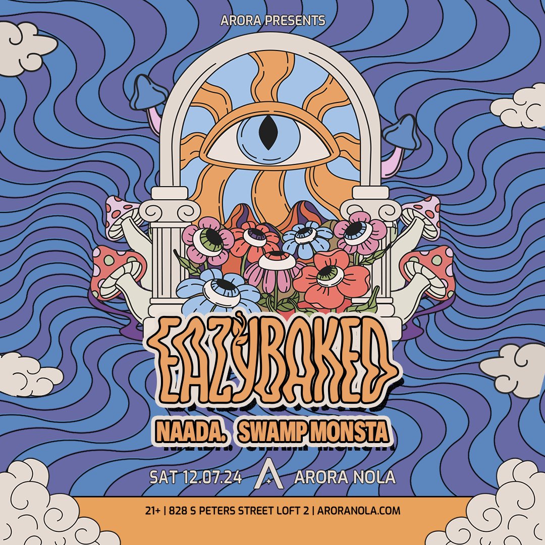 EAZY BEATS.

EAZYBAKED + NAADA. + SWAMP MONSTA.

TONIGHT | 21* | DOORS 10PM.
POWERED BY FUNKTION-ONE SOUND.
TIX >> ezb.eventbrite.com