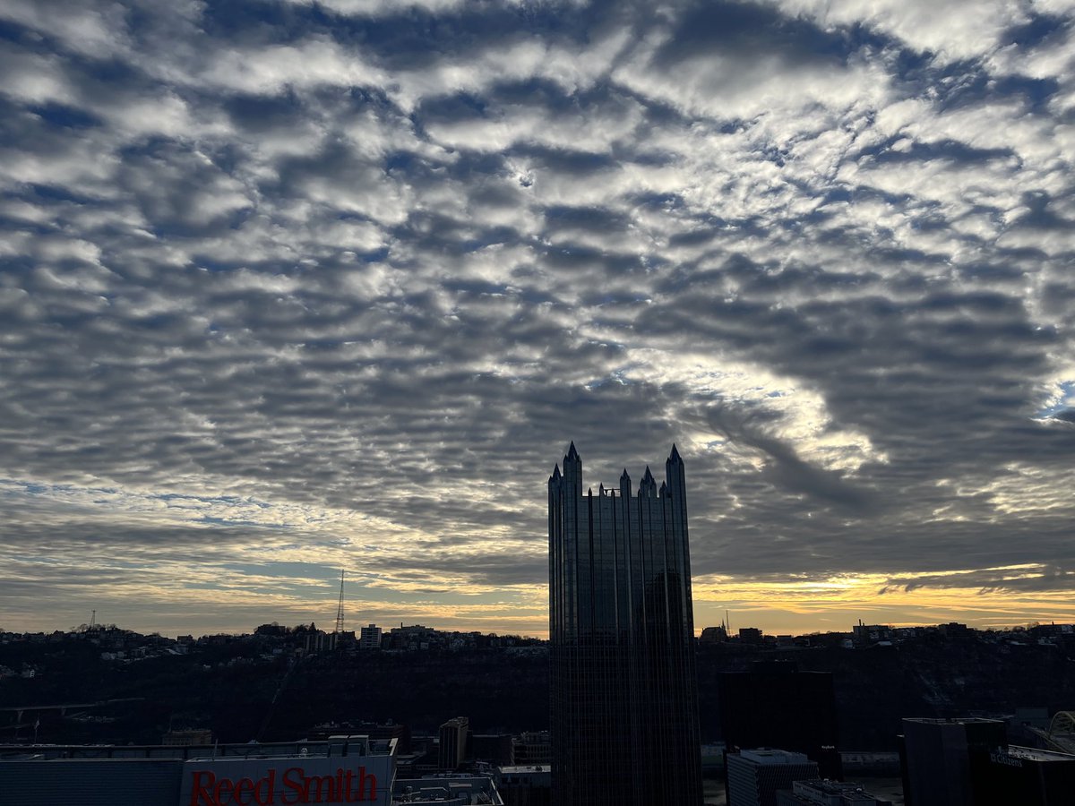 Ominous looking sky in #Pittsburgh