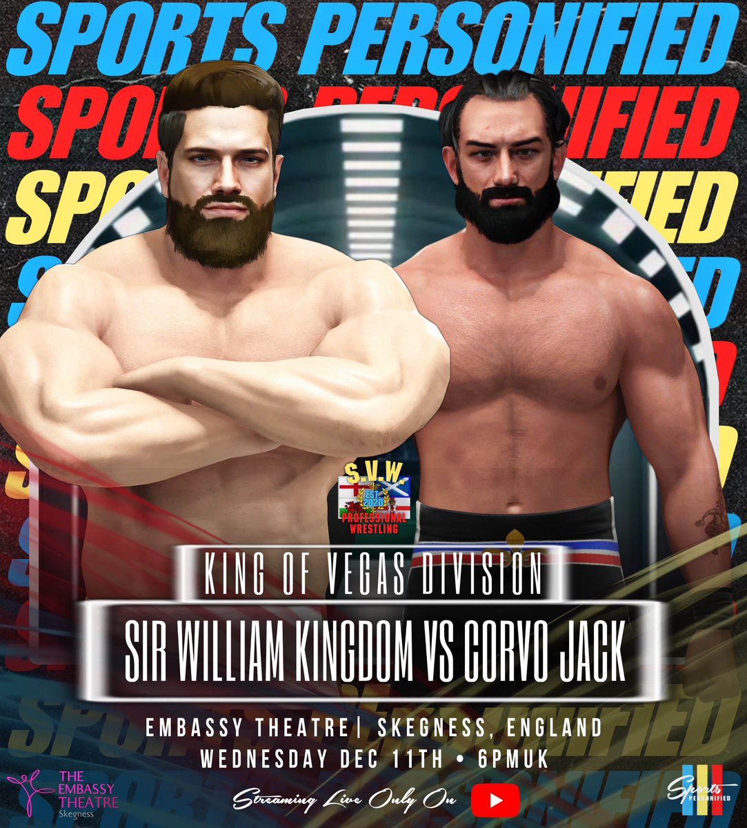 SVegasWrestling's tweet photo. The first 4 matches for @SVegasWrestling (WWE 2K24) Episode 33 live streaming Wednesday at 6PM UK time on the Skeg Vegas Wrestling YouTube channel https://t.co/xNS5sbuxes… #likeforlikes #like #likeforlikeback #likesforlike #likeforfollow #liketime #wwe2k24 https://t.co/7BtojYmgGl