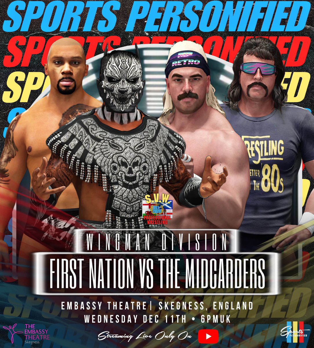 SVegasWrestling's tweet photo. The first 4 matches for @SVegasWrestling (WWE 2K24) Episode 33 live streaming Wednesday at 6PM UK time on the Skeg Vegas Wrestling YouTube channel https://t.co/xNS5sbuxes… #likeforlikes #like #likeforlikeback #likesforlike #likeforfollow #liketime #wwe2k24 https://t.co/7BtojYmgGl