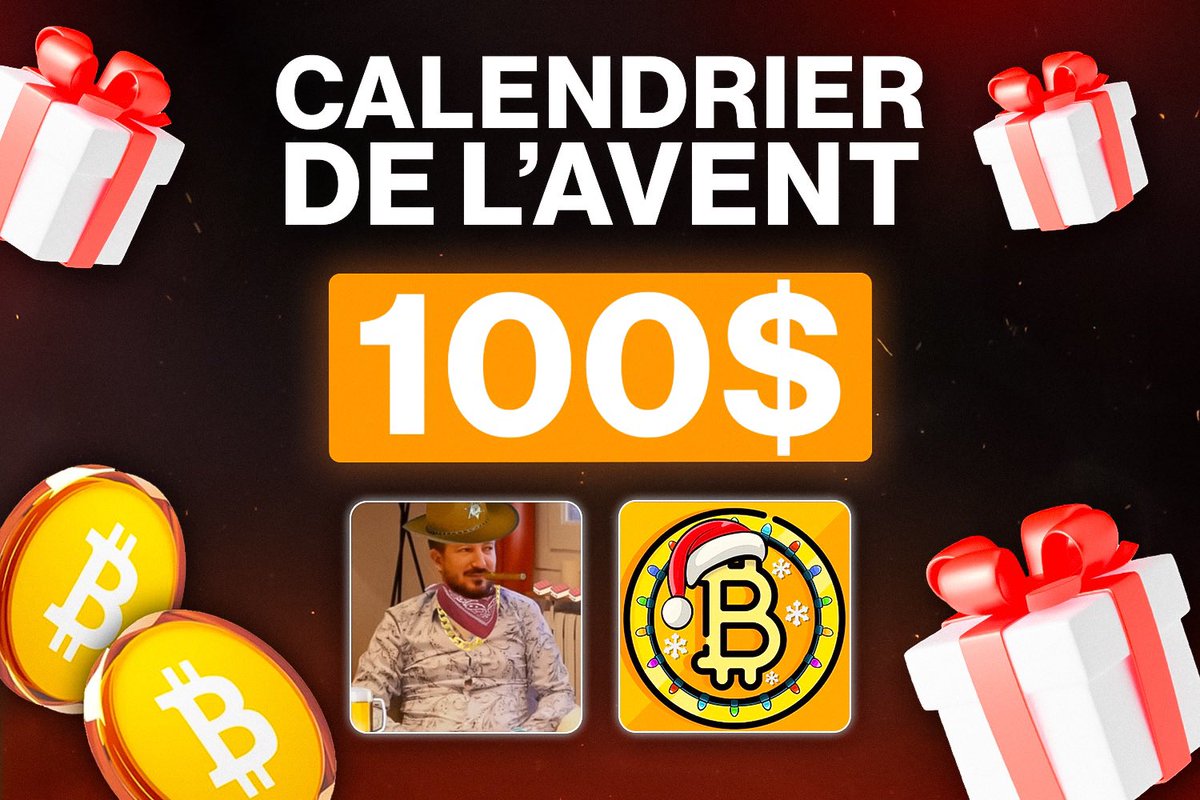 🔴 GIVEAWAY CALENDRIER DE L’AVENT

🔸 Nous poursuivons notre calendrier avec 100$ en $USDT offerts par <a href="/Dark_Emi_/">Emi</a> 🎁

Pour participer : 
👉 Like 
👉 Follow <a href="/LeCryptoDaily/">Le Crypto Daily</a> &amp; <a href="/Dark_Emi_/">Emi</a>