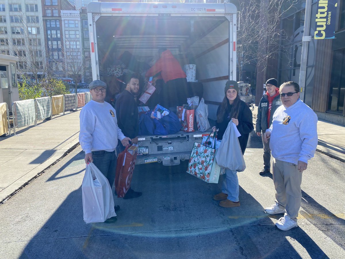PALaborers's tweet photo. Local 1058 didn’t just collect toys—they filled a U-Haul for the Salvation Army Toy Drive! 🎁 

A big thank you to everyone who pitched in to make this happen. It’s another great example of Laborers making a difference. #unionproud #local1058 #LaborersRising #toydrive https://t.co/PfuHXFsYds