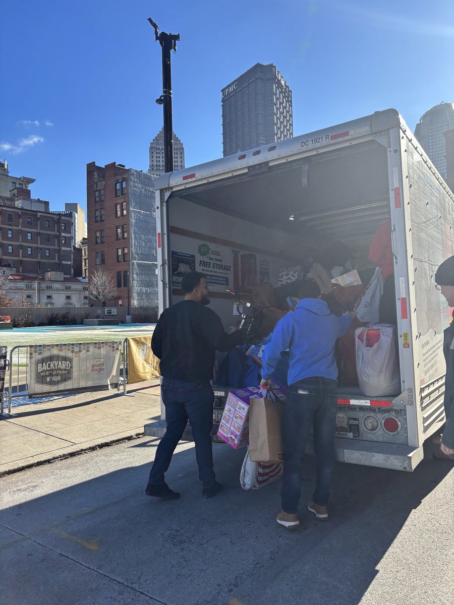 PALaborers's tweet photo. Local 1058 didn’t just collect toys—they filled a U-Haul for the Salvation Army Toy Drive! 🎁 

A big thank you to everyone who pitched in to make this happen. It’s another great example of Laborers making a difference. #unionproud #local1058 #LaborersRising #toydrive https://t.co/PfuHXFsYds