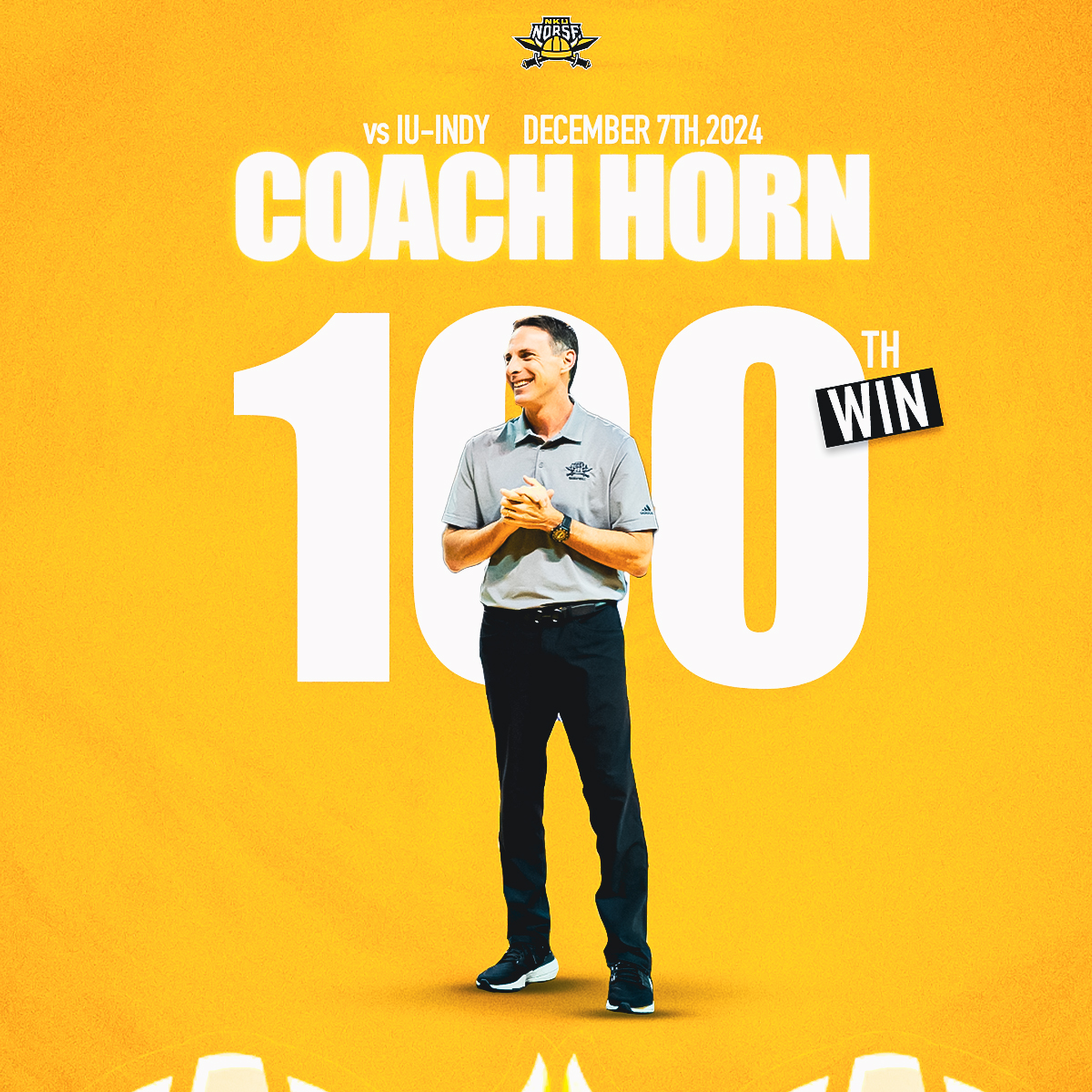 NKU Men's Basketball ๐ (@nkunorsembb) on Twitter photo What a way to get your 100th victory at NKU!
Congratulations, <a href="/Darrin_Horn/">Darrin Horn</a>โผ๏ธ
<a href="/NKUNorse/">Northern Kentucky Athletics</a> | #NorseUp What a way to get your 100th victory at NKU!
Congratulations, <a href="/Darrin_Horn/">Darrin Horn</a>โผ๏ธ
<a href="/NKUNorse/">Northern Kentucky Athletics</a> | #NorseUp