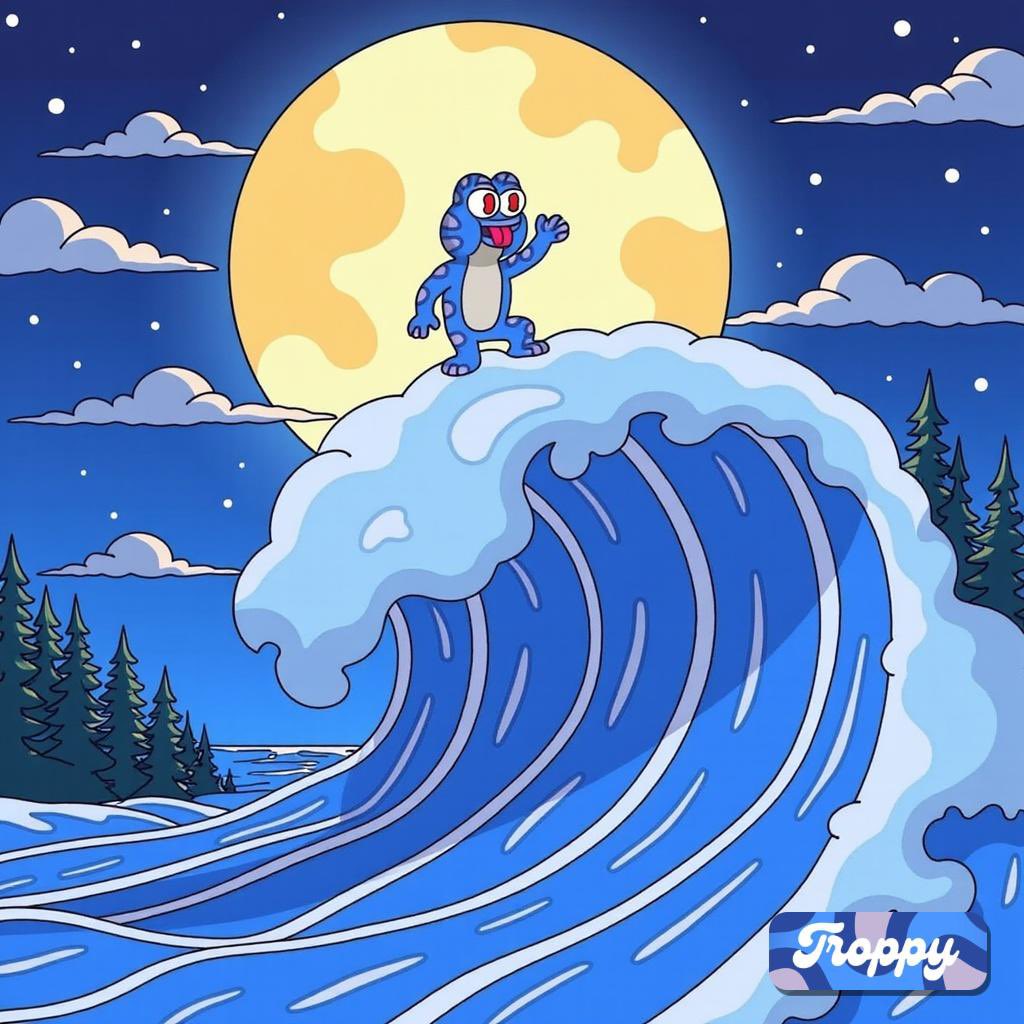 troppygangeth's tweet photo. $TROPPY CHARGING UP FOR NEXT MOON GET READY 🌀🐸🌀 https://t.co/OWnilT1GGX