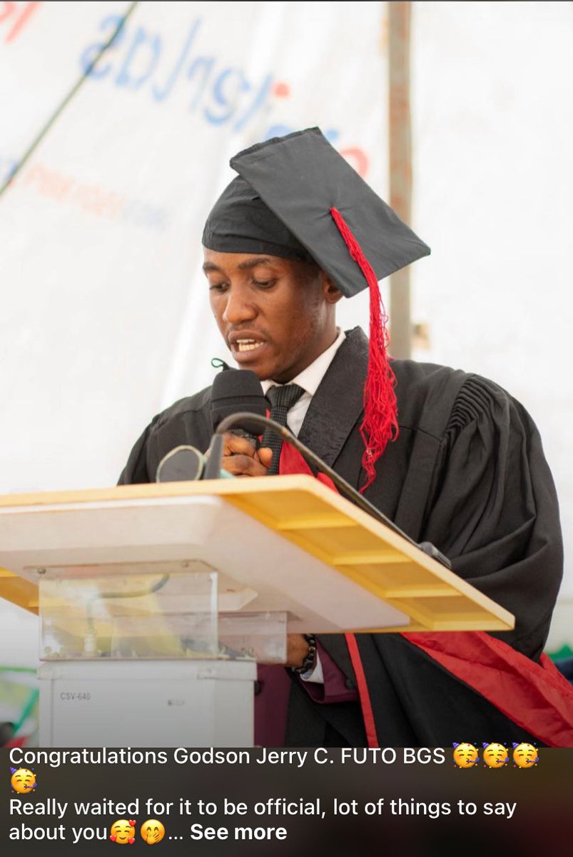 backend_logic's tweet photo. 1. 

Best Female Graduating Student in FUTO = 50M Naira
Best Male Graduating Student in FUTO = Handshake.

My friend here Jerry is the best graduating student of FUTO with a CGPA of 4.89

I’m in every way https://t.co/IF0ZXCyE2O