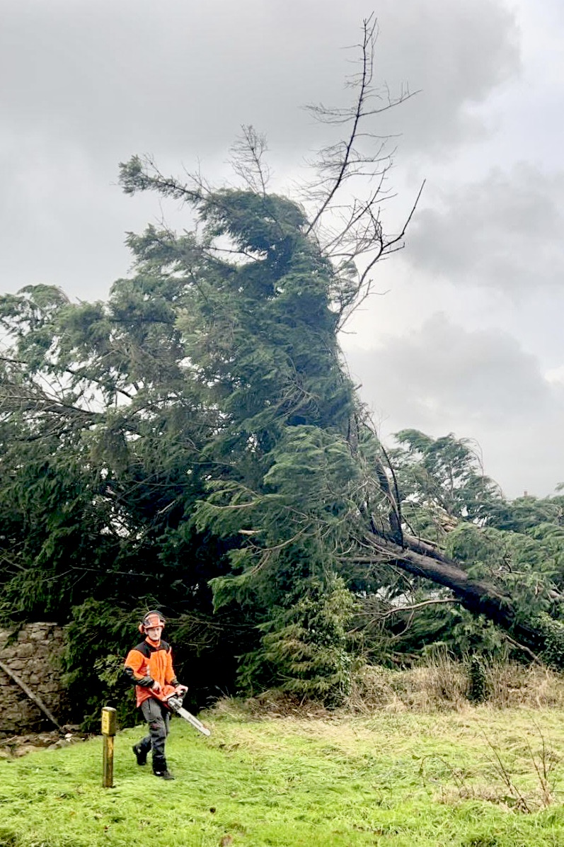 We commend our staff, contractors &amp; partners for working round the clock providing shelter for the homeless, repairs to tenant's homes and access to our estates through #StormDarragh Over 360 emergency repairs were issued today. Non-emergency repairs continue in the days ahead.
