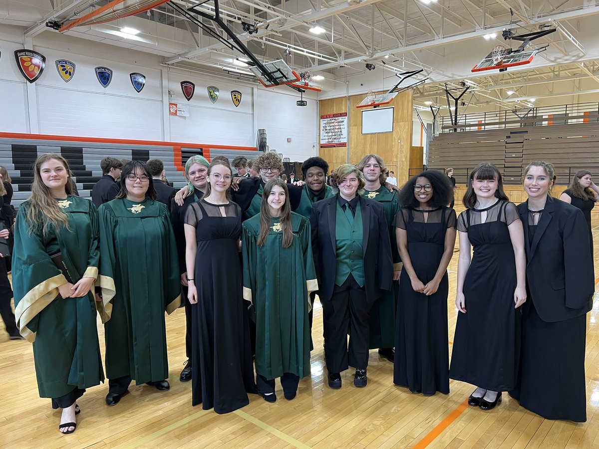 South singers representing at district honor choir!