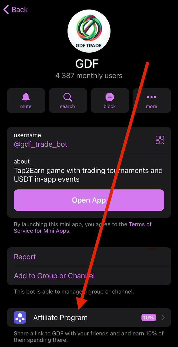 GDF_Trade's tweet photo. Open #GDF bot in telegram and get your affiliate link to share with friends and get your stars #RewardOpportunities https://t.co/f4X9rzjIlt