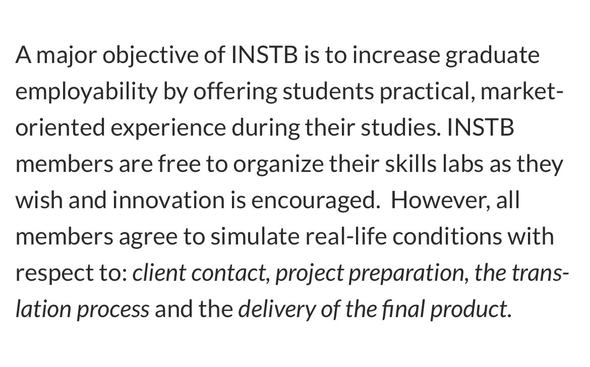 HalahMZSamman's tweet image. أكملت طالبات الترجمة العلمية والتقنية هذا الفصل مشروع:

🍃 وكالات الترجمة المحاكية 🍃

اشتمل كل فريق على:
مديرة مشروع، واصطلاحيات، ومترجم رئيسي تدير فريقا صغيرا من المترجمات، وفريقا للتحرير والتنقيح.

واجهت الفرق صعوبات متنوعة، وكم أنا فخورة بإنجازاتهن التي فاقت التوقعات! 🤩