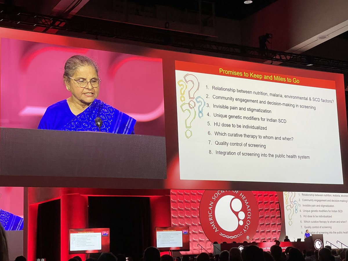 Congratulations to Dr Dipti Jain on Ham Wasserman Lecture! Incredible work on addressing sickle cell disease in India <a href="/ASH_hematology/">ASH</a> <a href="/Narla_ASH2024/">Dr. Mohan Narla</a> #ASH24