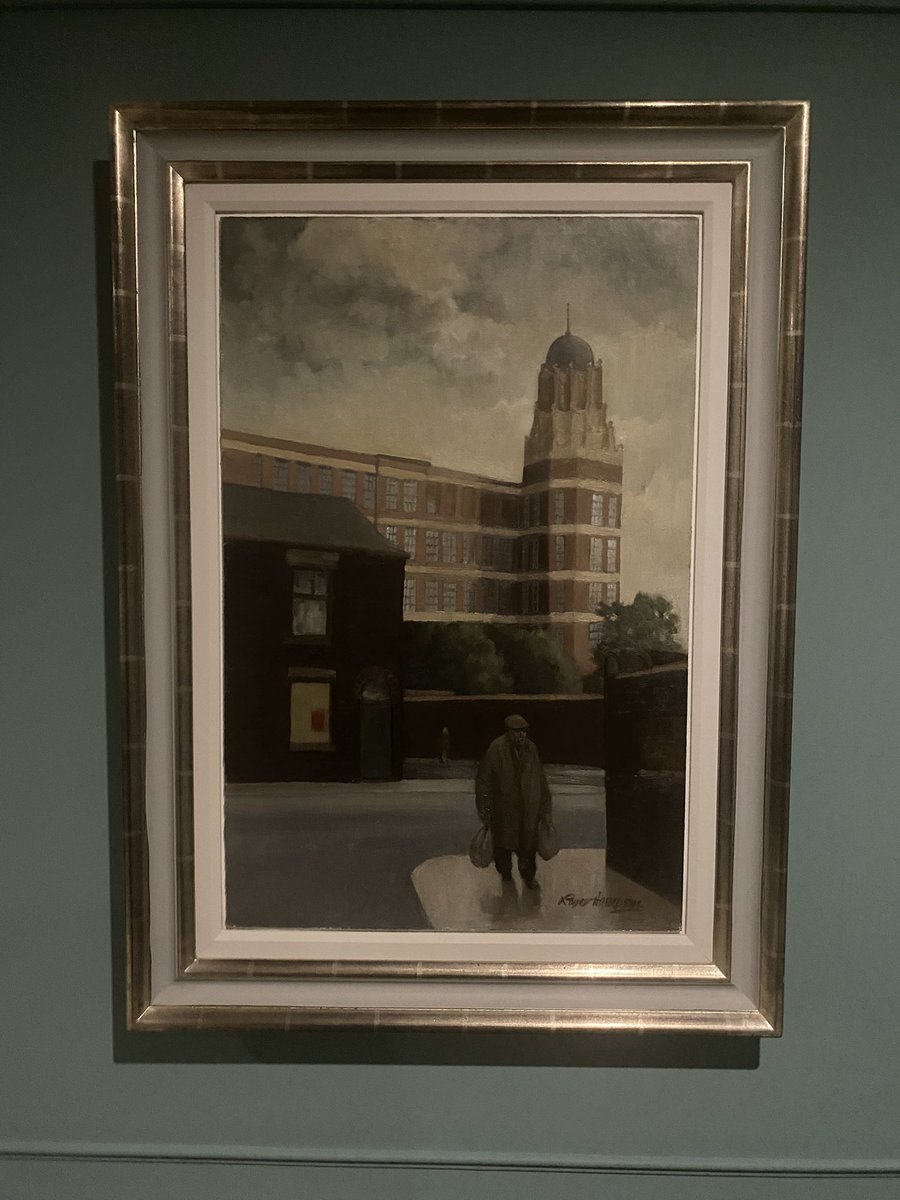 RGreg63's tweet photo. @GrimArtGroup I missed this at the time I am lucky to say I own this painting, there is another one which is very similar but landscape that he also painted would love to see it shared here if someone has a copy ? https://t.co/g1H8w0DCT4