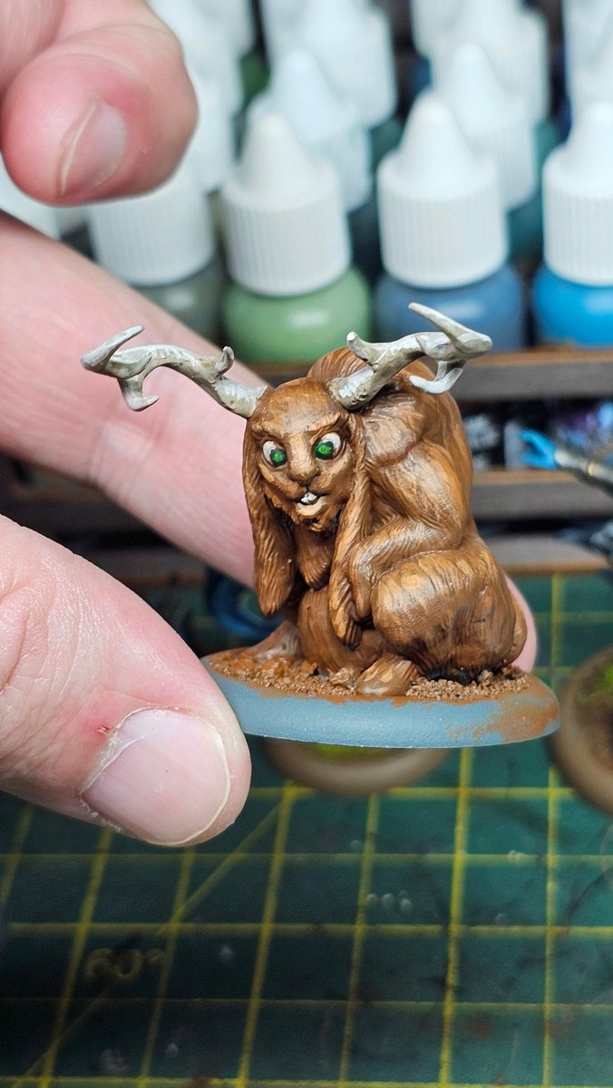 Some work on the Fawns from the Life and Death Struggle <a href="/moonstonegame/">Moonstone</a> box! Massive thanks to <a href="/GoblinKingGames/">Goblin King Games</a> for sending us these over! #Moonstone