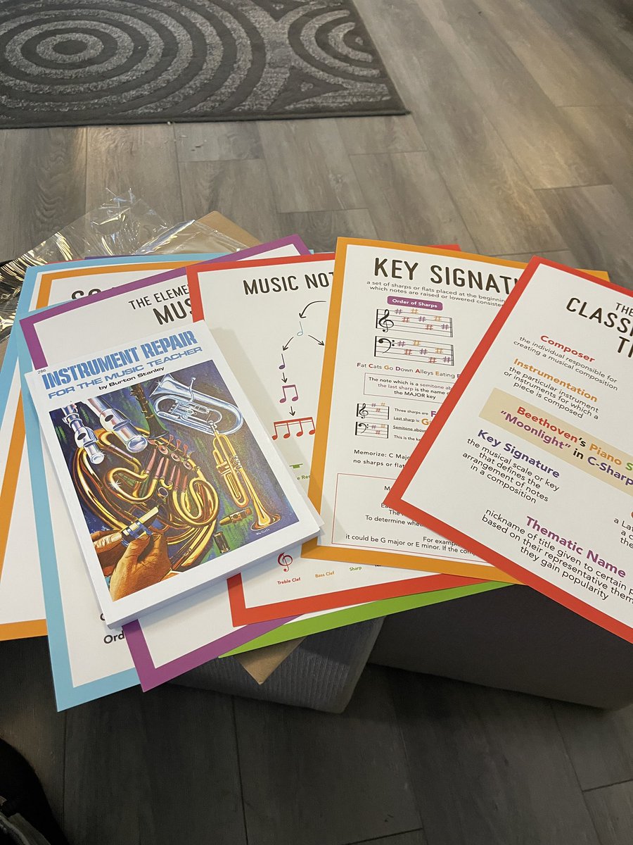 Loving the goodies in my music prize bag from our meeting today!! 😍<a href="/KEDCGrants/">KEDC Grants</a> <a href="/KedcARTS/">RENAISSANCE Grant</a>