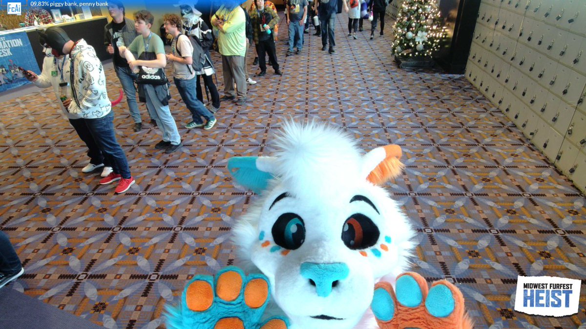 Having fun with <a href="/FurConAI/">Fur Con Ai</a>! 🧡🩵 #MFF2024