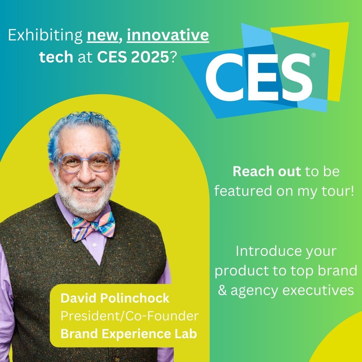BELUnified's tweet photo. Actively planning our #CES2025 tours the next few weeks. If you're showing something that brands and agencies should see, let me know! #CESTours #connectedhealth #digitalhealth #eldertech #connectedhome #VR #AR #spacetech #drones #robotics #computervision #TV #beauty #pettech https://t.co/vQnH0QWG7s