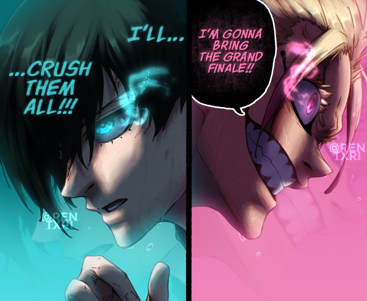 #ブルーロック #bluelock #bllk #bllk285 #coloredmanga #mangacoloring #ryuseishidou #rinitoshi