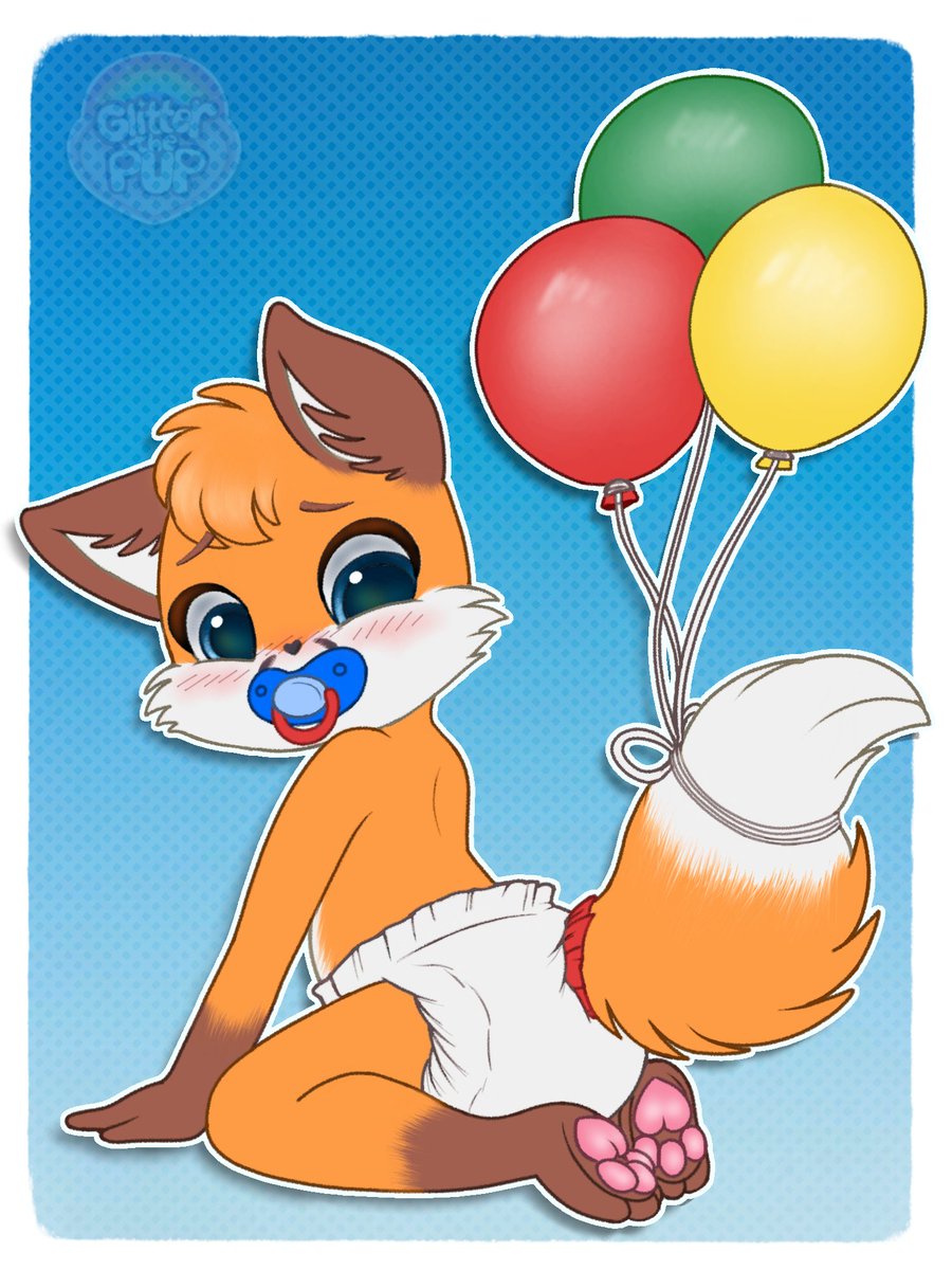 GlitterThePup's tweet photo. Finished YCHs for @KennyKitsune and @SillyFuppy! 🧡💙 https://t.co/44wO2Twkyz
