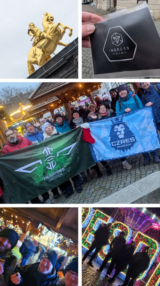 realCrytix's tweet photo. Wir bedanken uns bei 20 Agenten, die am #IngressFS Dez 2024 in #Dresden vor Ort teilgenommen haben. Der Deaddrop von @FevGames wurde erfolgreich gefunden und danke für diesen #FirstSaturday. @NianticLabs  mit 
@Ingress macht uns allen #Spaß. https://t.co/9hXkezL6bj