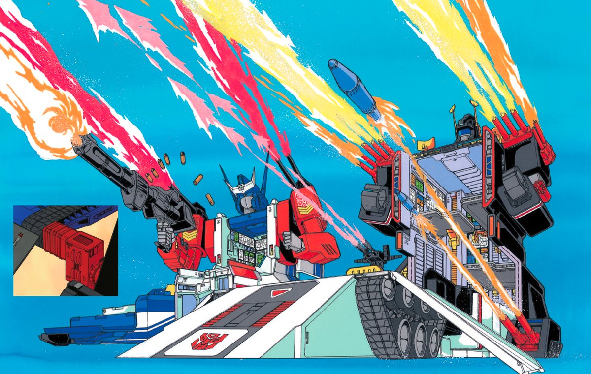 SixoTF's tweet photo. For those asking, Star Convoy comes from the Japanese 1991 line Return of Convoy &amp; the corresponding Manga The Battlestars (where the Super Megatron design also hails from). It was the last new form for Optimus Prime during G1 after he's resurrected by Sky Garry &amp; Grandus etc. https://t.co/caaTmvlHtb