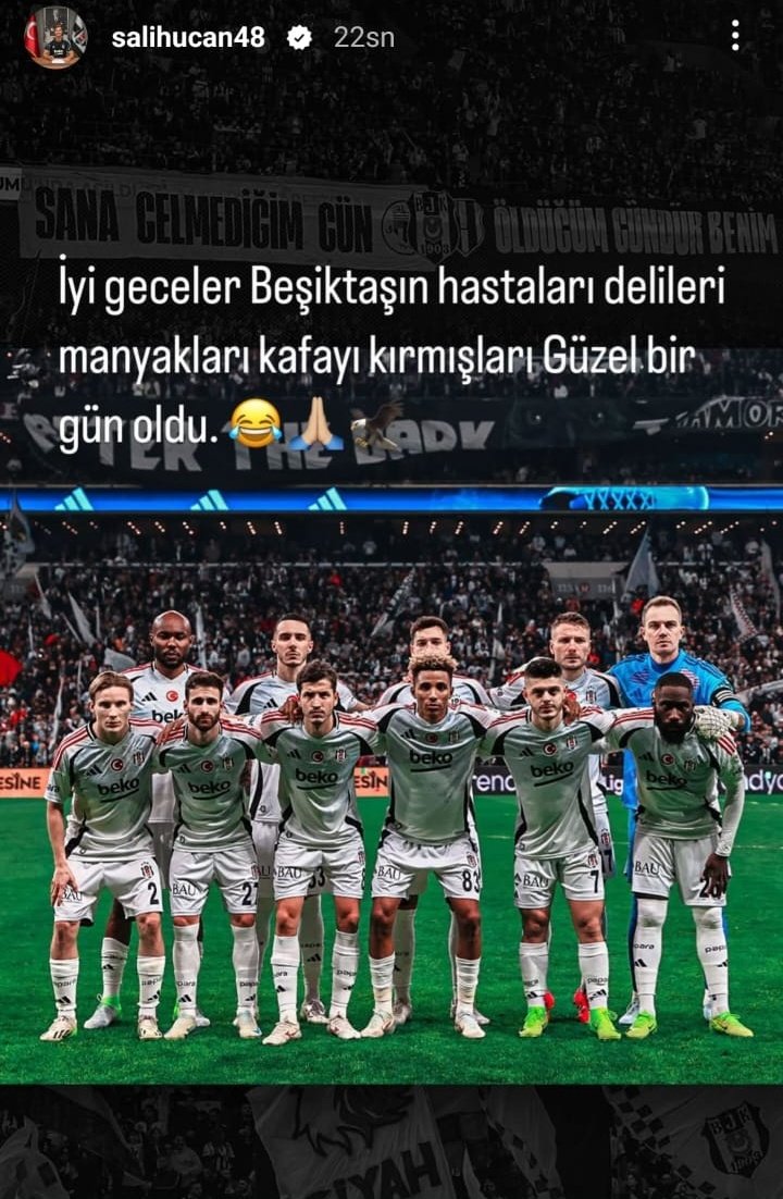 Salih Uçan'ın paylaşımı.