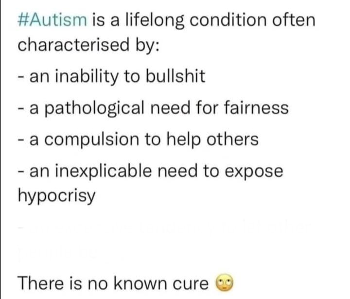 Autism is a lifelong condition
