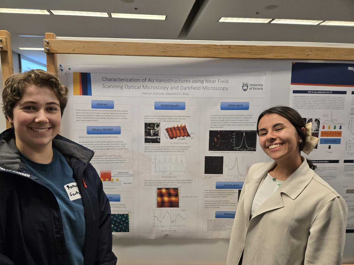 Our #uvicresearch team took an early ferry to participate in the PCAMM (sfu.ca/physics/pcamm/…) <a href="/UBC/">University of British Columbia</a> a very nice meeting that showcases the excellent #materialscience research from #BCCanada #nanomaterials <a href="/chemistryatuvic/">Chemistry@UVic</a>