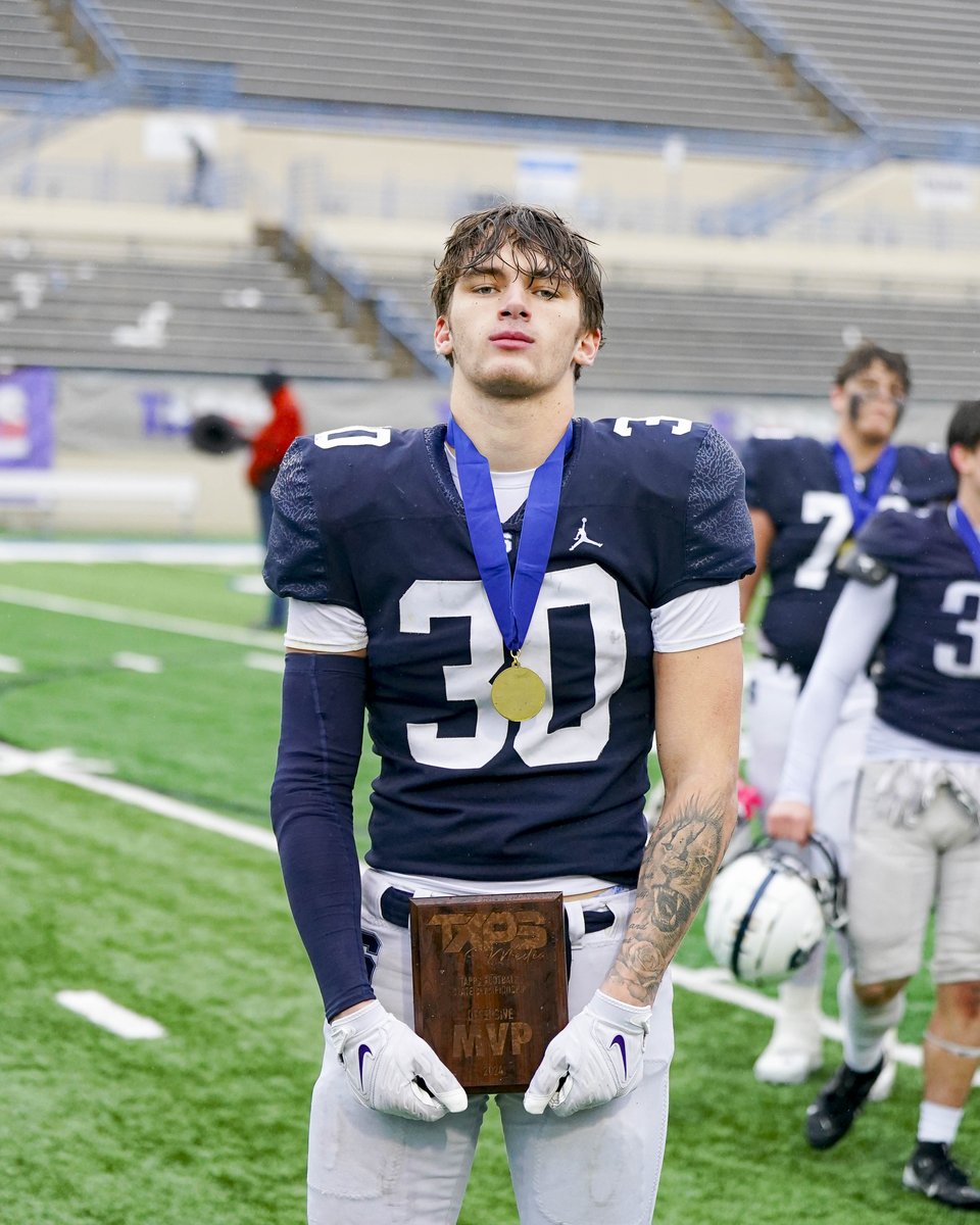 Texas Private School Media (@txpsmedia) on Twitter photo TXPS Defensive MVP - Dalton Knapp (<a href="/daltonknapp_/">Dalton Knapp</a>)
3 sacks
1 FR
Forced pressure to allow only a 26% completion rate
<a href="/PTFFootball/">All Saints' Football</a> | #txhsfb TXPS Defensive MVP - Dalton Knapp (<a href="/daltonknapp_/">Dalton Knapp</a>)
3 sacks
1 FR
Forced pressure to allow only a 26% completion rate
<a href="/PTFFootball/">All Saints' Football</a> | #txhsfb