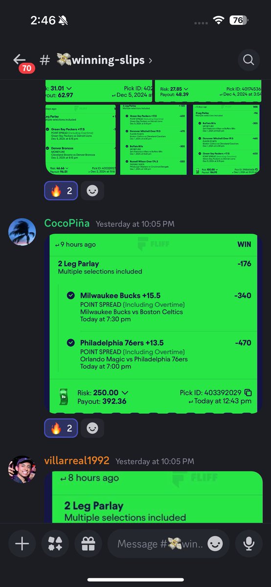 blessedpockets2's tweet photo. Come join the discord dropping 2u slips to cover the discord till December 10th 
#PlayerProps #PlayerPropBets #GamblingX #GamblingTwitter #PrizePicks #SleeperPicks    #sleeperprops #prizepicksnba #prizepicksnfl #nba #nfl #HotStreak #freebet https://t.co/SirhpFhiY9