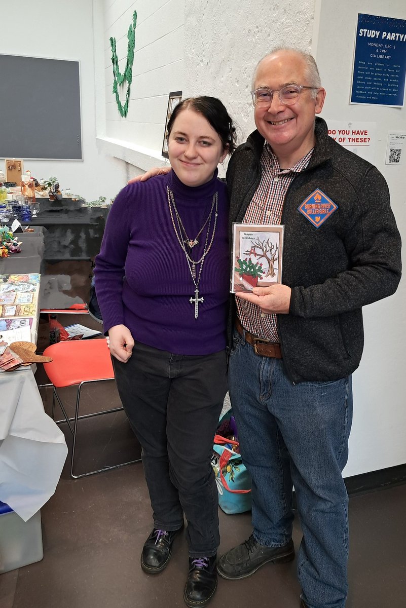 Kent Smith (@kentksmith) on Twitter photo This afternoon I was able to visit the <a href="/CleInstituteArt/">Cleveland Institute of Art</a> Student Holiday Show where I purchased this lovely holiday card created by pal Katie Linton. This afternoon I was able to visit the <a href="/CleInstituteArt/">Cleveland Institute of Art</a> Student Holiday Show where I purchased this lovely holiday card created by pal Katie Linton.