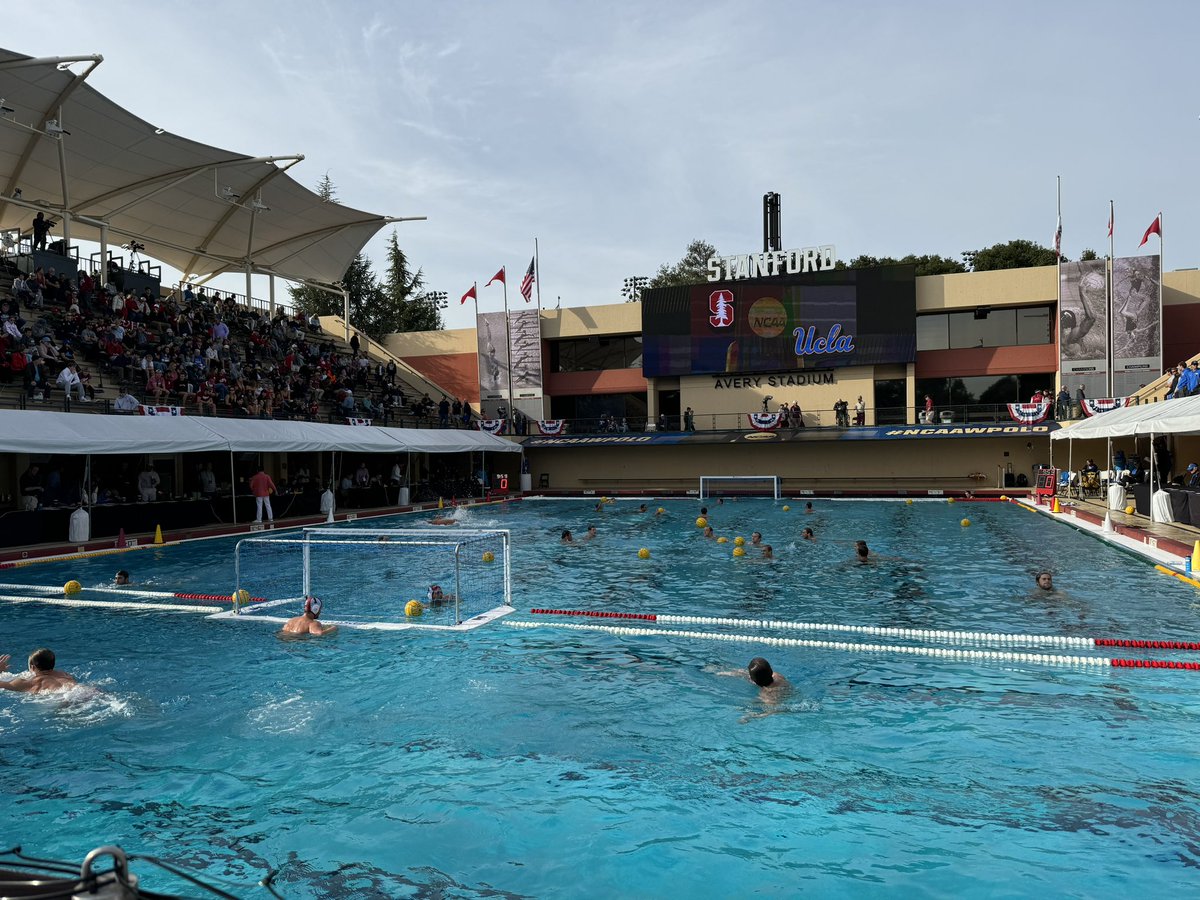 USA Water Polo (@usawp) on Twitter photo Semifinal Saturday has arrived at the <a href="/NCAA_Water_Polo/">NCAA Water Polo</a> Men’s Championship!
Up first
<a href="/UCLAWaterPolo/">UCLA Water Polo</a> vs <a href="/StanfordMWP/">Stanford Men's Water Polo</a>
Then
<a href="/USCWaterPolo/">USC Water Polo</a> vs <a href="/FordhamPolo/">Fordham Water Polo</a>
Watch LIVE at 2pm pt at NCAA.com/live Semifinal Saturday has arrived at the <a href="/NCAA_Water_Polo/">NCAA Water Polo</a> Men’s Championship!
Up first
<a href="/UCLAWaterPolo/">UCLA Water Polo</a> vs <a href="/StanfordMWP/">Stanford Men's Water Polo</a>
Then
<a href="/USCWaterPolo/">USC Water Polo</a> vs <a href="/FordhamPolo/">Fordham Water Polo</a>
Watch LIVE at 2pm pt at NCAA.com/live