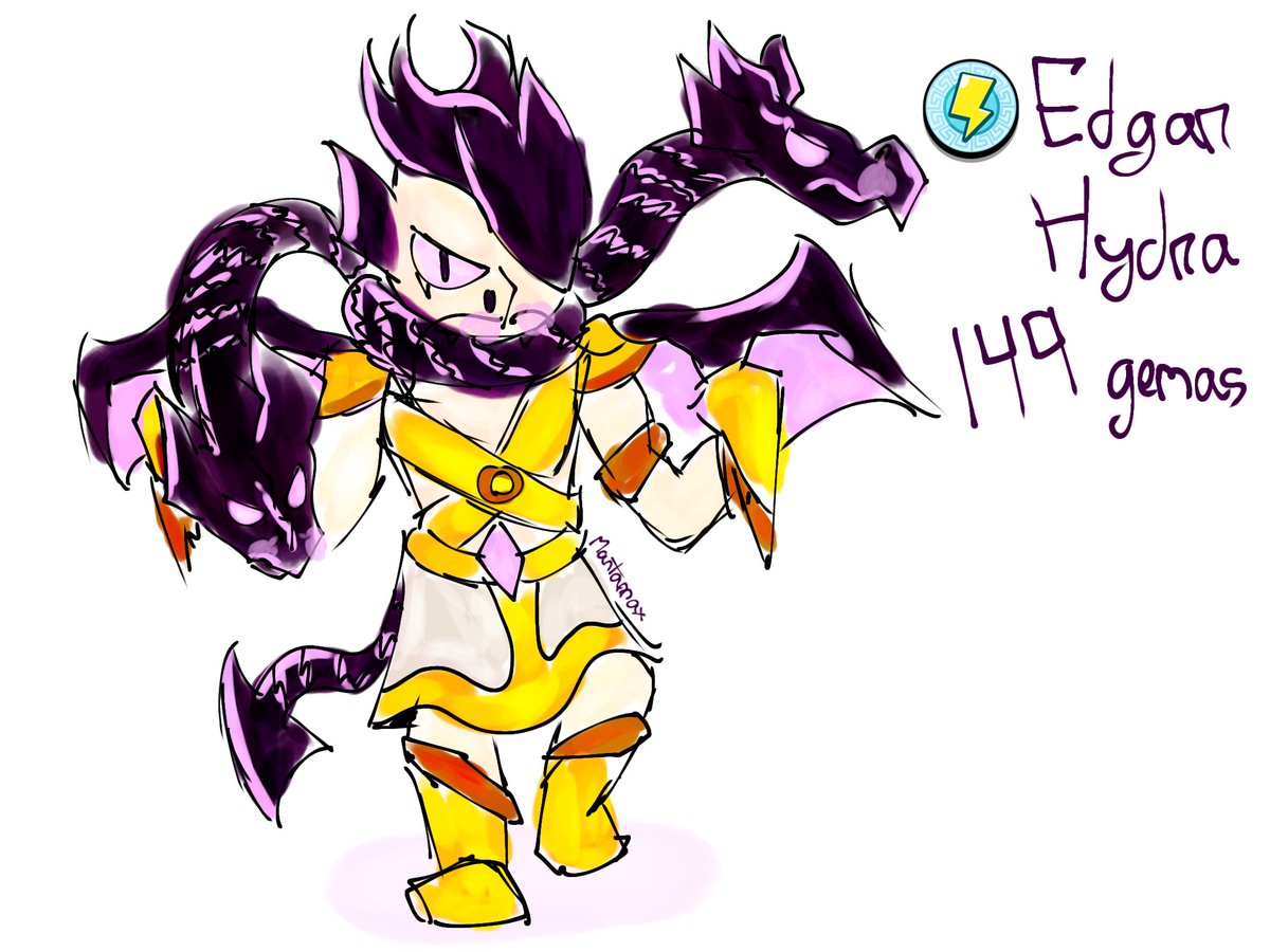 MantarraxM's tweet photo. Idea de skin: Edgar Hydra (149 gemas)
#BrawlStars #BrawlStarsArt #LegendsOfOlympus https://t.co/GnTOj3HWKC