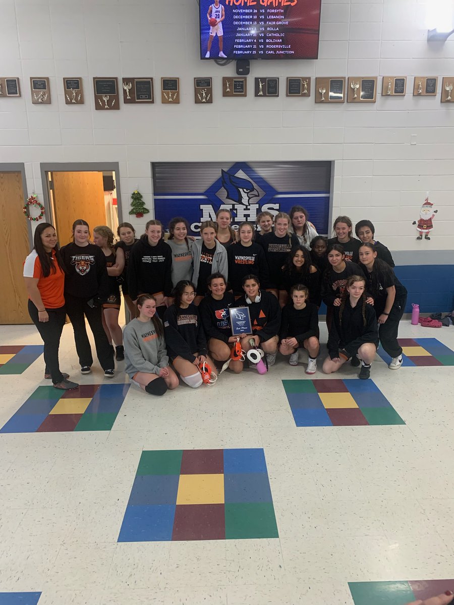 Lady Tiger Wrestling places 2nd at Marshfield!
<a href="/WayTigerPR/">WayTigerPR</a> <a href="/WaynesvilleHigh/">Waynesville High</a> <a href="/WaynesvilleW/">Waynesville Wrestling</a>