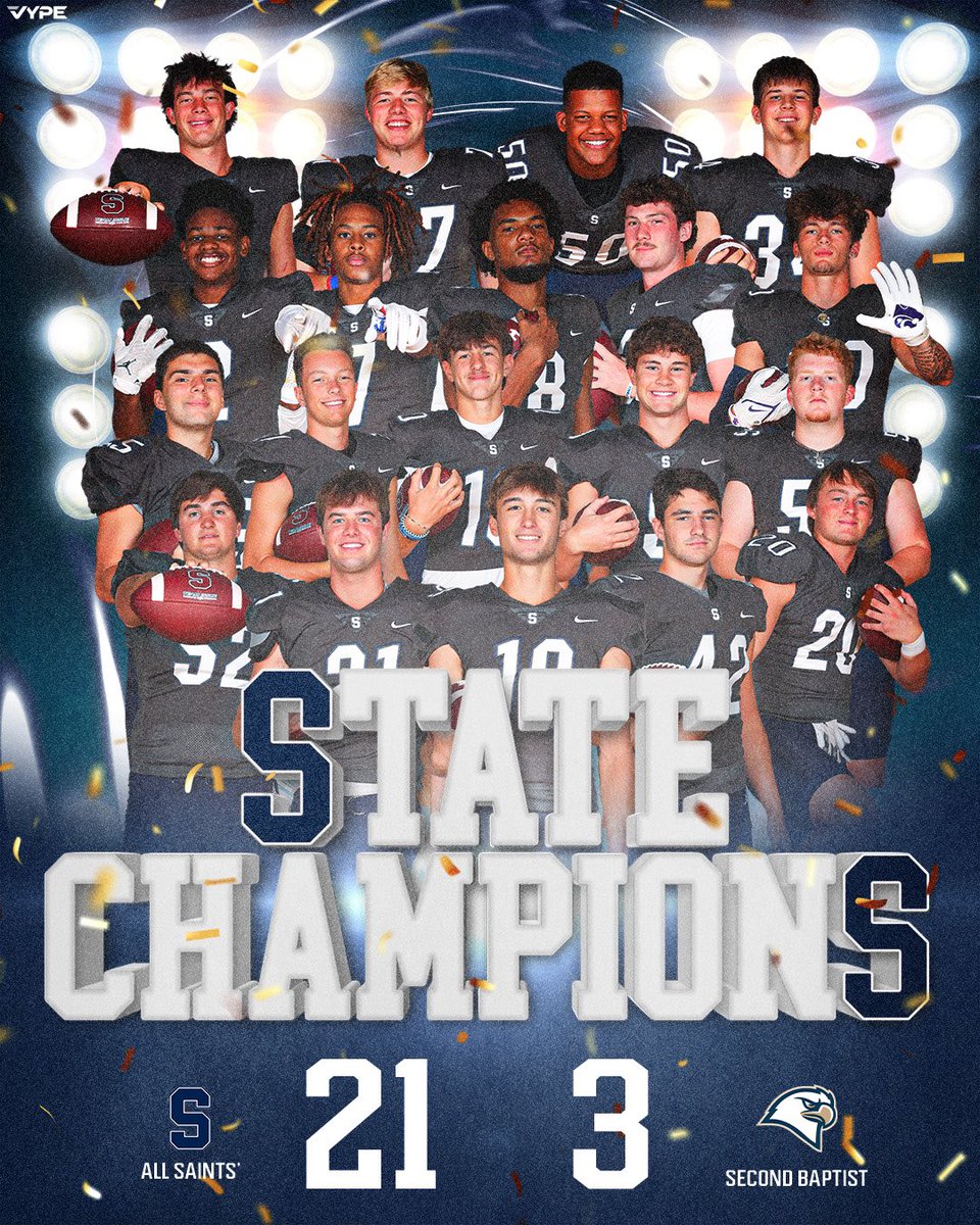 STATE CHAMPIONS!! 🏈👏🏼🎉
#PTF