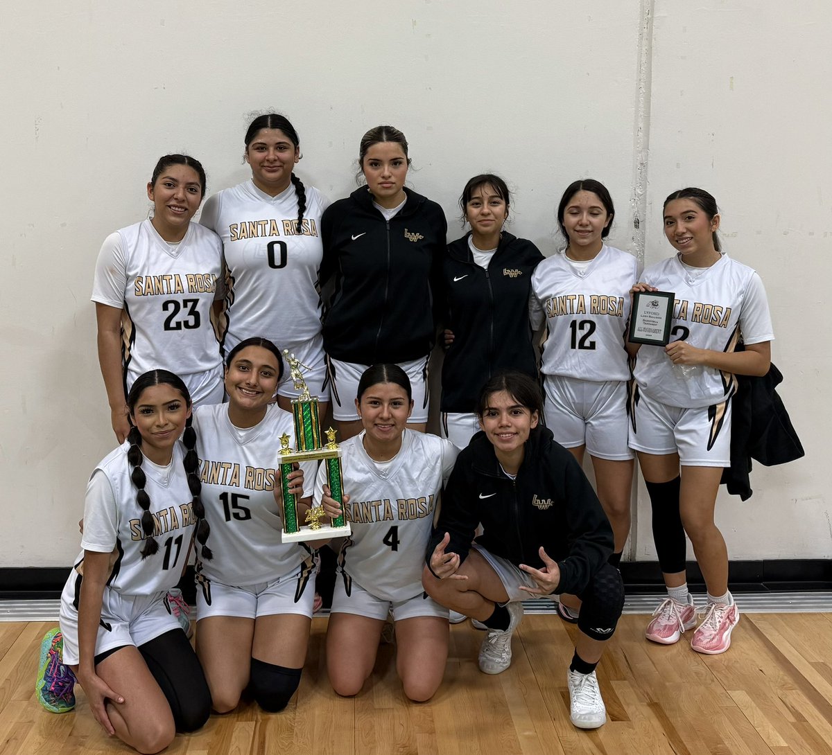 CoAcHTeEHooPs's tweet photo. Congratulation to Santa Rosa on their 5th place finish at Lyford GBB Tournament. 

ALL TOURNAMENT TEAM
 #2 Briahna Martinez https://t.co/H9eSB2WP9K