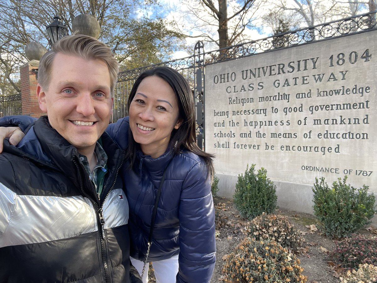 Brooks_Jarosz's tweet photo. Back to where the career started at @woub on the campus of @ohiou. Great short visit! Proud @ScrippsOU @scrippsjschool alum. Go Bobcats!
#OU #ohiouniversity #woub #alum #collegepride #tvnews https://t.co/y73eOBFTd3