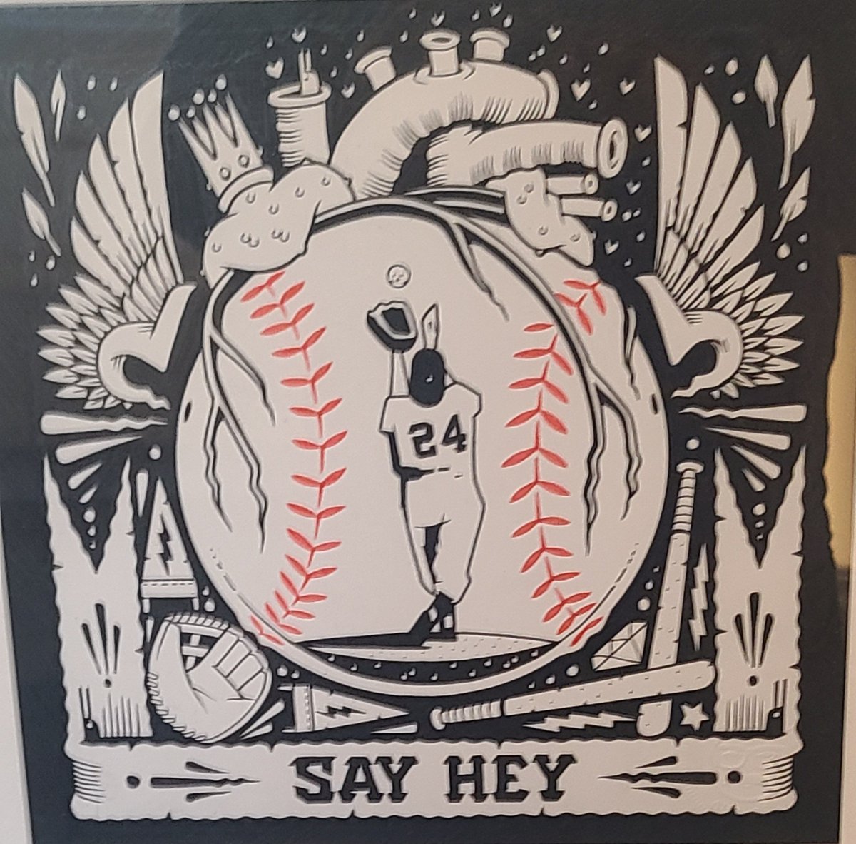 csuhpat1's tweet image. #jeremyfish tribute to #williemays @SFGiants #mlb