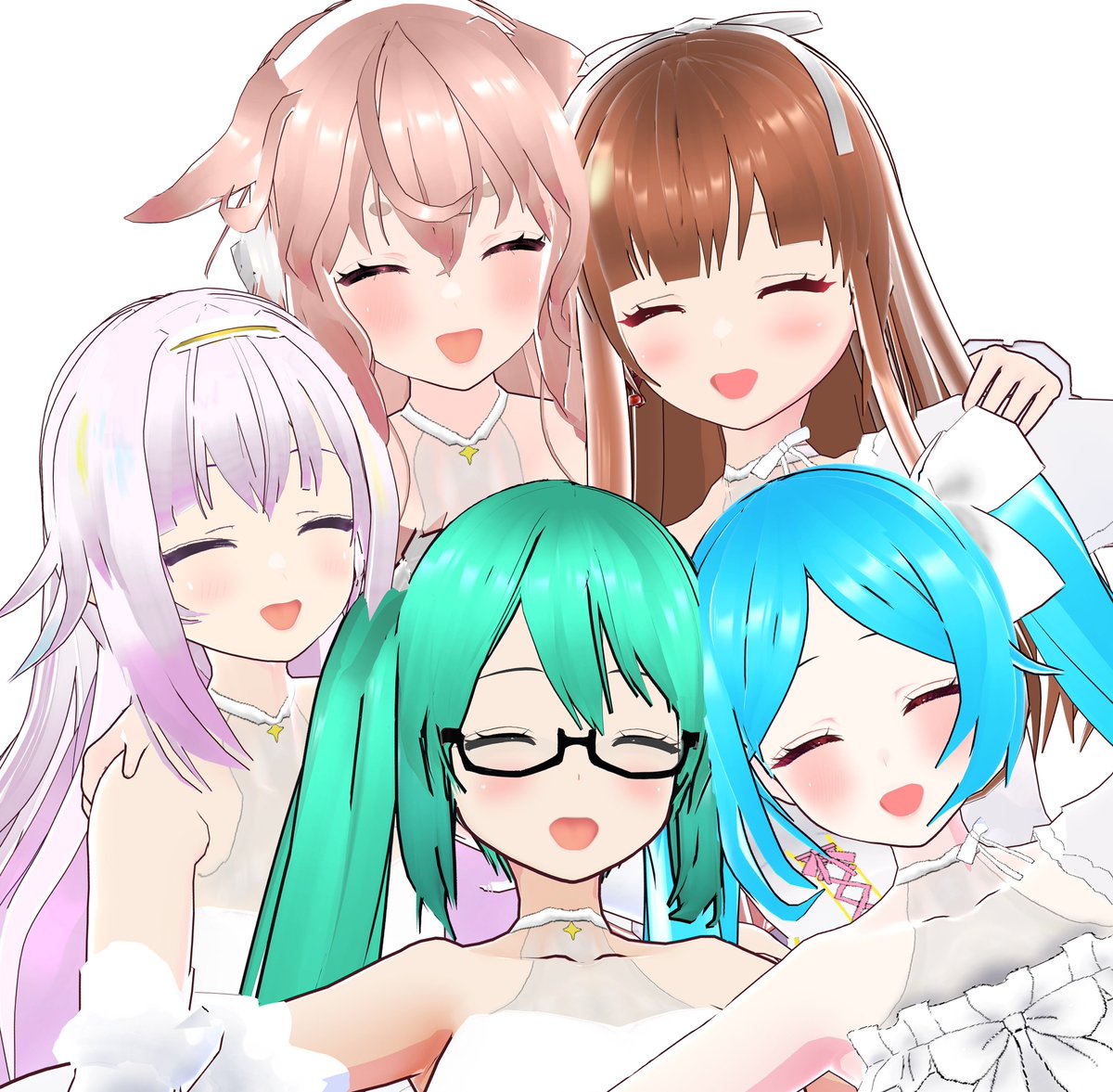 「ここに集えた奇跡にありがとう#逆襲のどっとライブ #VRoid 」|順風のイラスト