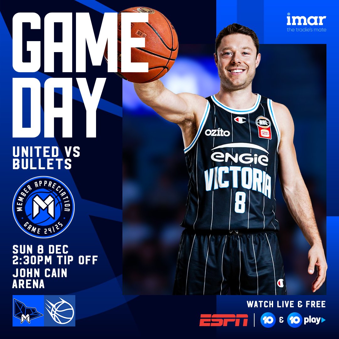 Another Sunday at home. It's GAME DAY. 
Get 30% off General Reserve tickets with password 30GENRES: bit.ly/4fJA9qf 
Can't make it? Watch live on 10, 10 Play or ESPN.