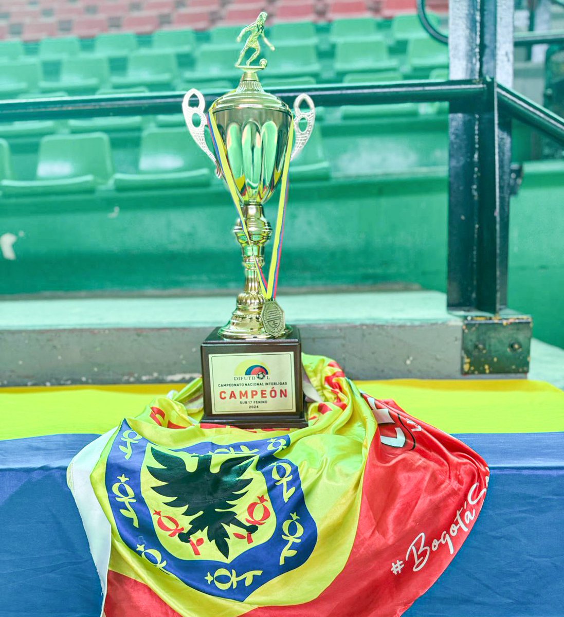 Nuestra voz la repiten los siglos BOGOTÁ, BOGOTÁ, BOGOTÁ. 👏🏼🏆

#OrgulloCapitalino 
#𝓑𝓸𝓰𝓸𝓽á𝓢𝓸𝓶𝓸𝓼𝓣𝓸𝓭𝓸𝓼 💛❤️