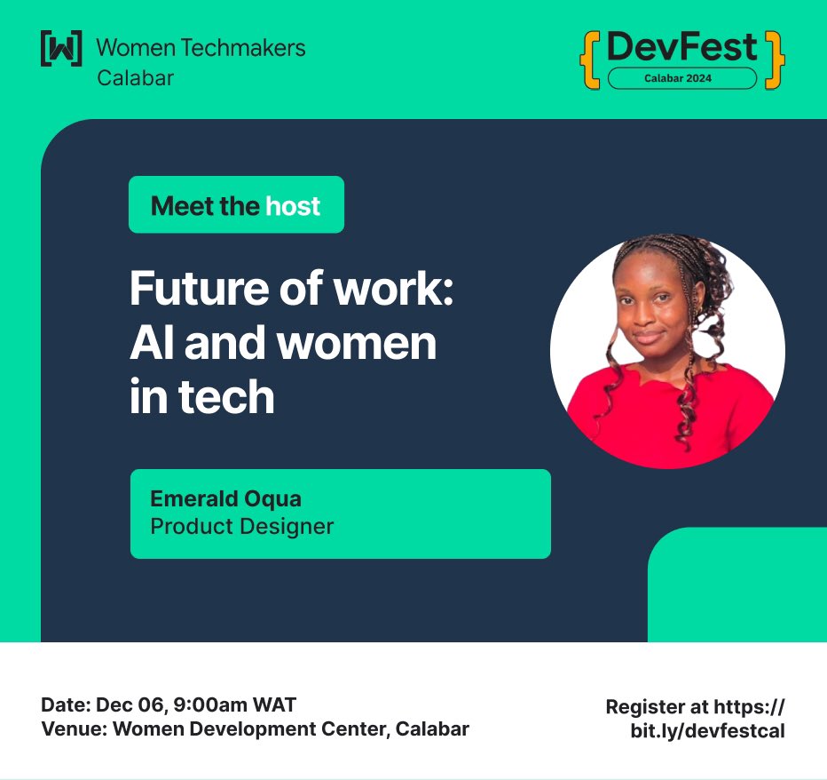 itzralli's tweet photo. Just hosted a tech event panel and had an amazing time! 
Thank you @wtm_calabar 
As a panel host, we still have a bit of stage frights but we still bring energy 
Event hosts in this space should open up😂

#calabar #Pushpa2 #SB19 #techgirls #wtm #Tech4All #womenintech https://t.co/rm2upOARWc